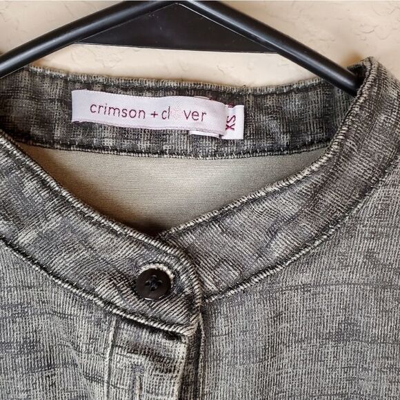 Crimson+Clover Front-button Shirt Dress - Picture 3 of 10